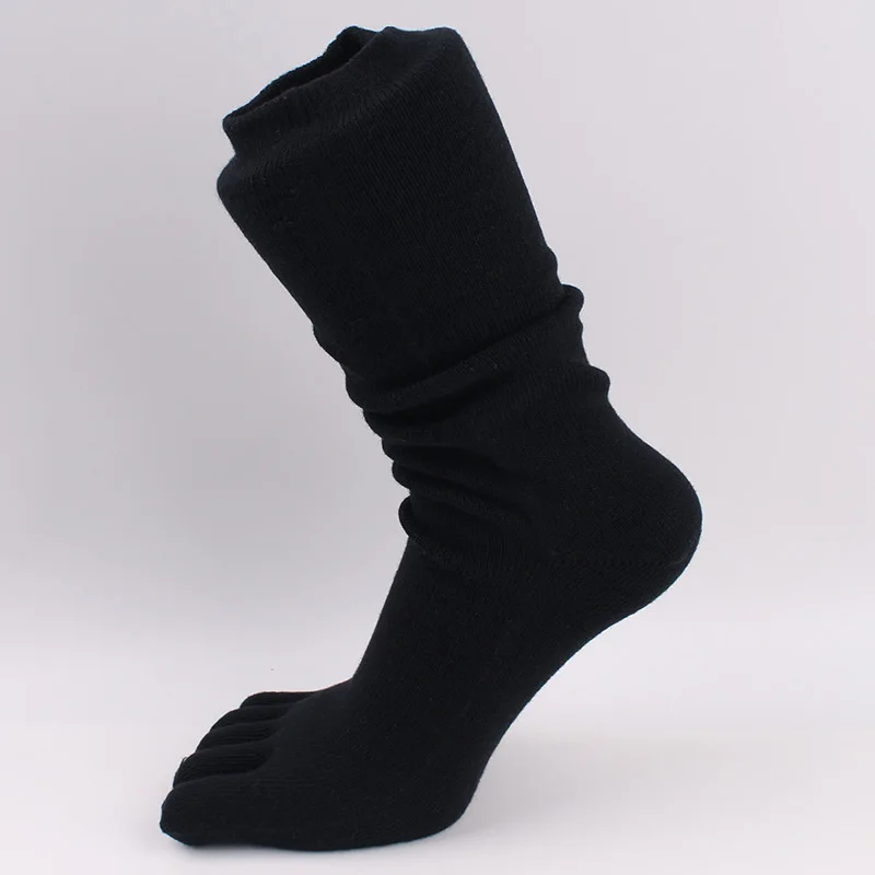 5 párov Split Prst Ponožky Mužov Krytý Fitness Cvičenie Bavlna Päť Prstov Ponožky Japonský Štýl Farbou Jogy Ponožky