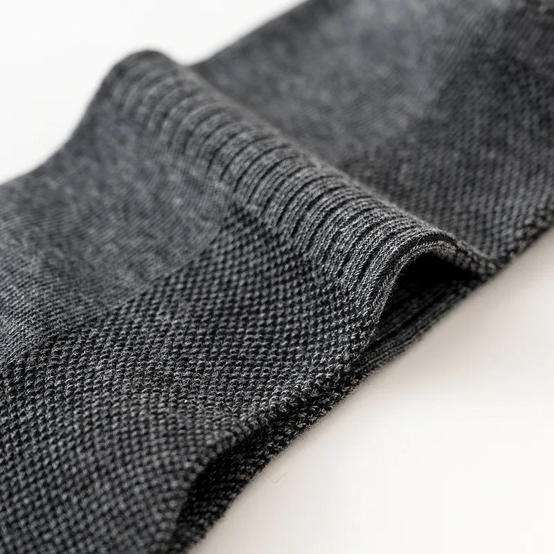 5 Párov /Veľa pánske Bavlnené Ponožky Čierne Business Mužov Ponožky Priedušné Letné Zimné Mužov Ponožky Ponožky Mužov Plus Veľkosť EU38-45