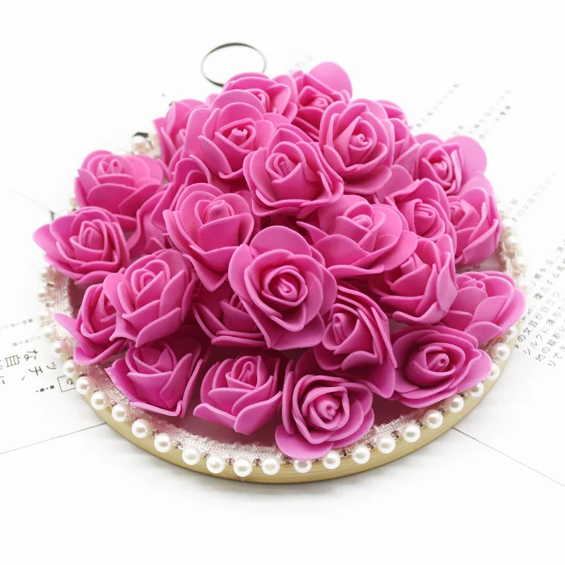 500 Kusov veľkoobchod Bublina flower teddy bear ruží PENA Falošné domáce dekorácie doplnky, svadobné dekoratívne kvety, vence