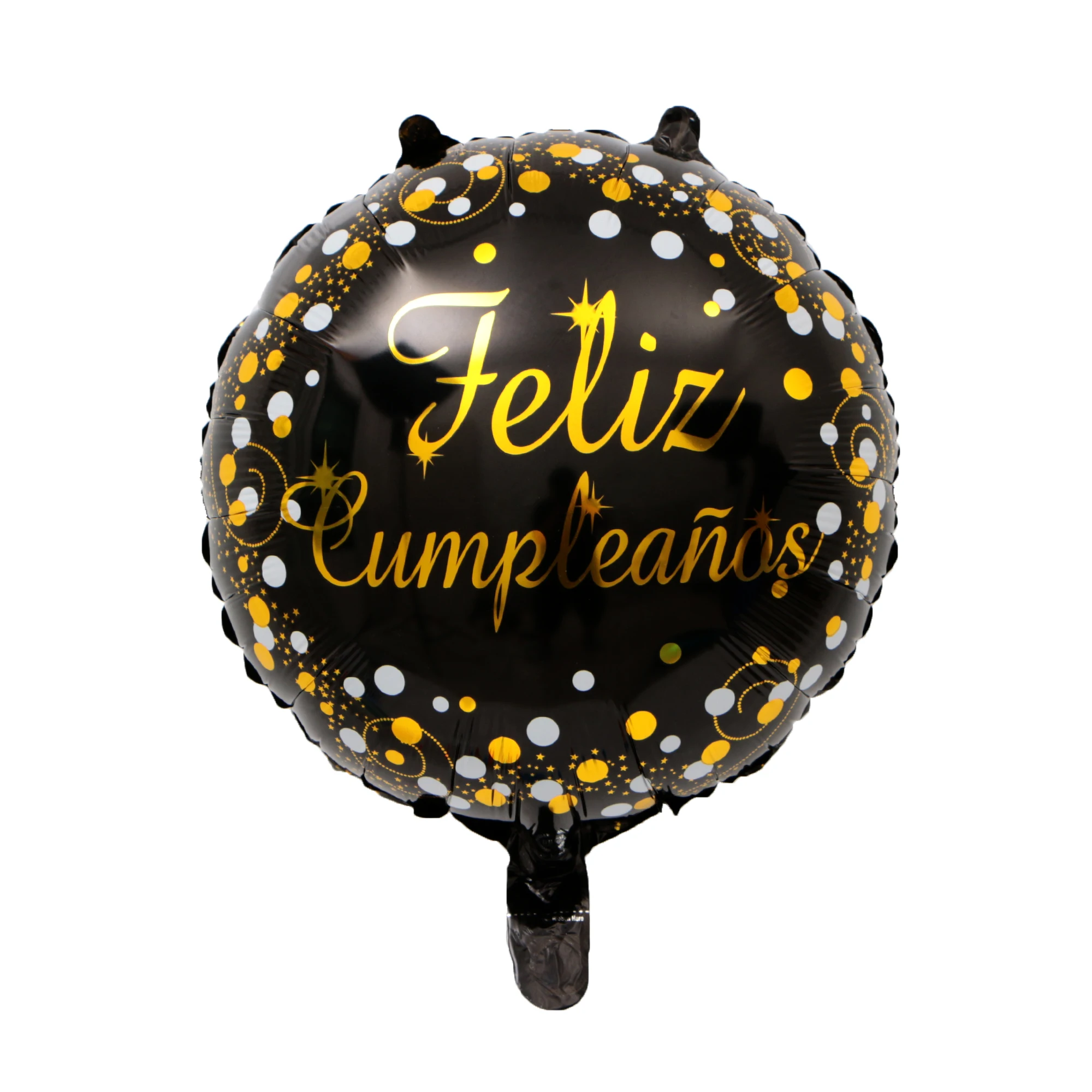 50pcs 18-palcové Nový španielsky hélium fóliové balóniky Feliz cumpleaños balóny globo happy birthday dekor Rose Gold okolo hromadne predávať