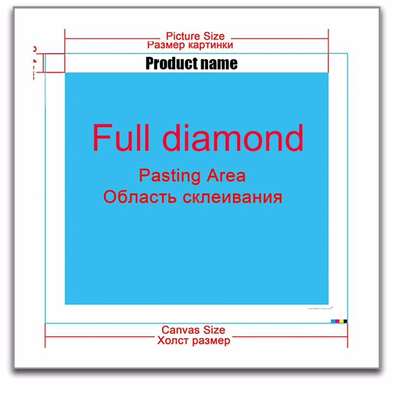 5D DIY Diamond, Vyšívané Plné Námestie Diamond Mozaiky 