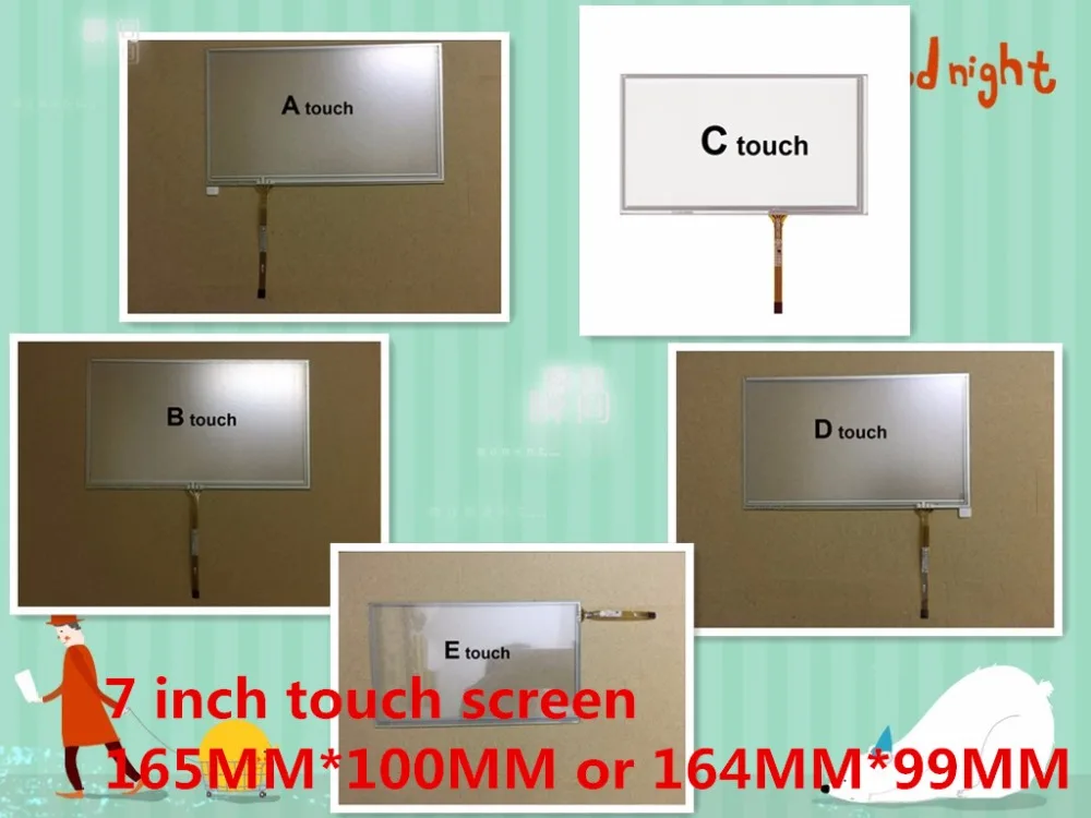 5MM AT070TN90 V. 1 20000938-00 20000938-10 20000938-30 7 palcový LCD displej s dotykovým displejom pre tablet auto dvd, gps