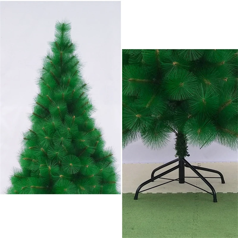 6 180 cm Hustejšie Vianočný Stromček 400T Pobočiek Luxusný Premium Zelené Borovicové Snehu Tip DIY Vianočný Strom Nový Rok Domova Ozdoby