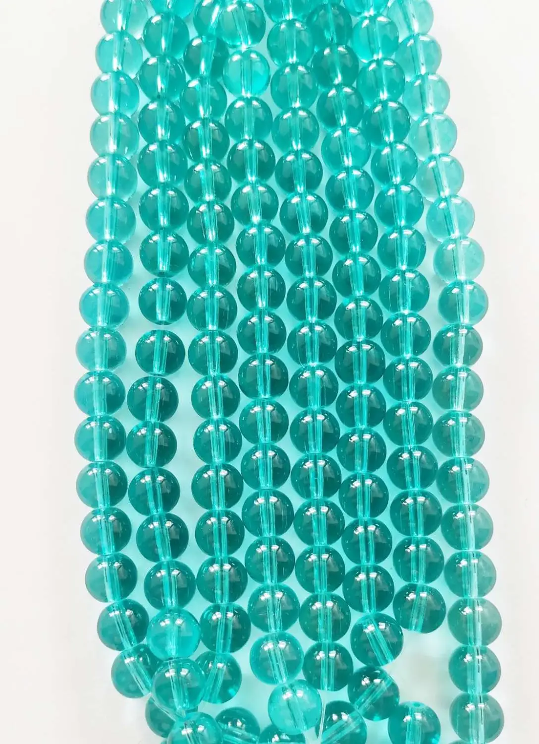 6 prameňov sklenené korálky v 10 MM 38pcs pre ženy DIY príslušenstvo šperky