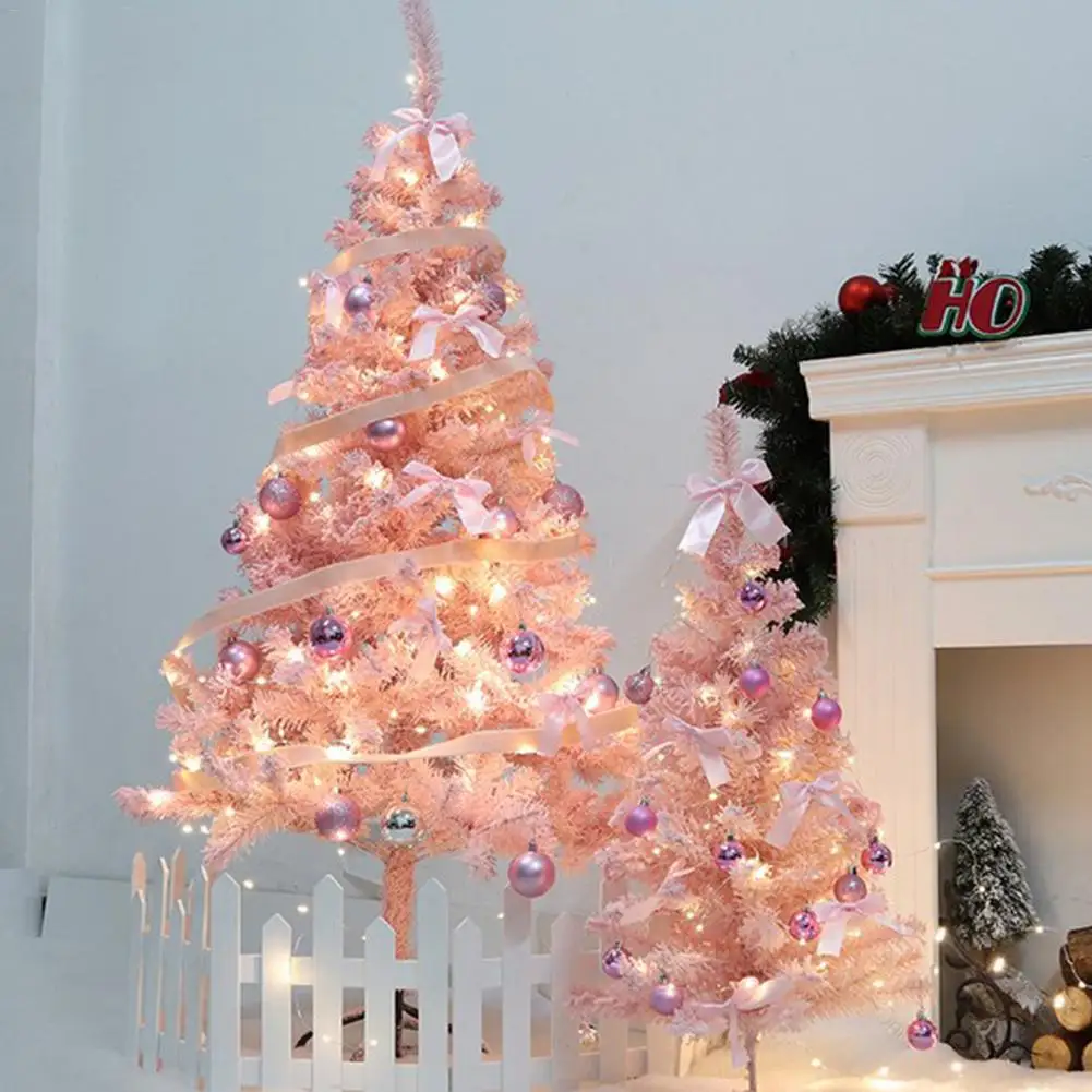 60/90 CM Ružový Vianočný Stromček Umelý Vianočný Stromček, Vianočné Party Dovolenku Ornament Domova Office Dekorácie