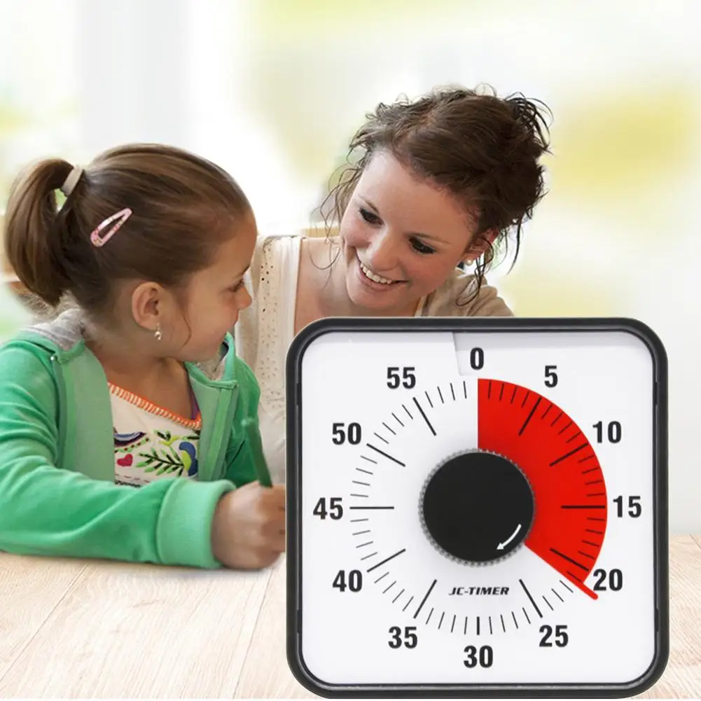 60 Minúta Visual Časovač Tichý Časovač pre Triede alebo Konferencie Odpočítavanie času pre Deti Dospelých