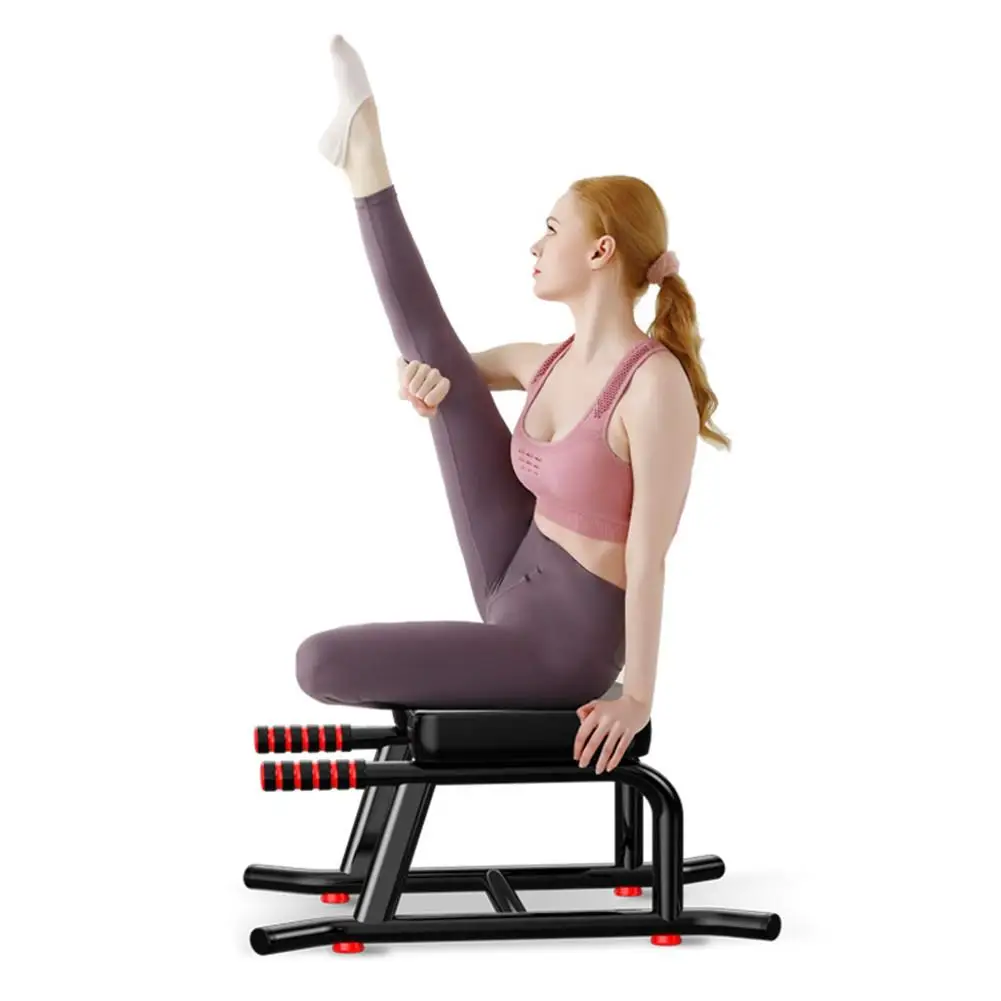 63.5 X rozloženie izieb 17x 32.5 cm Jogy Aids Cvičenie Stoličky Headstand Stolice Multifunkčné Športové Cvičenie na Lavičke Fitness Vybavenie Black Red