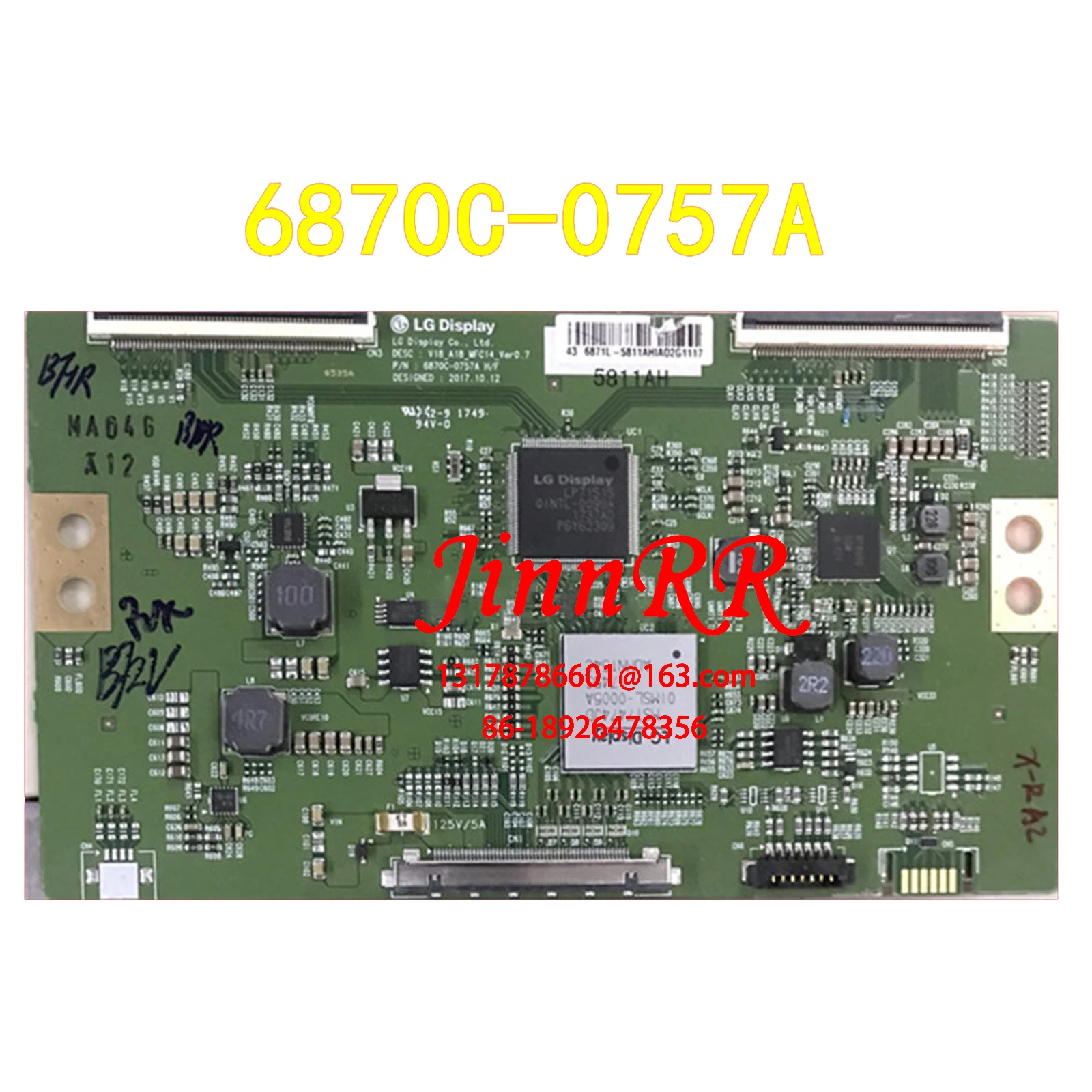 6870C-0757A V18 Pôvodné logic dosky Na 43inch 49inch 55inch Logic board Prísne test kvality 6870C-V18 0757A