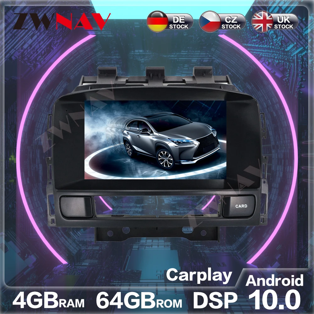 7 Palcový IPS Displej Android 10.0 autorádia pre Opel Vauxhall Holden Astra J 2010-2013 GPS Navigačné CD, DVD Prehrávač 2 Din Headunit