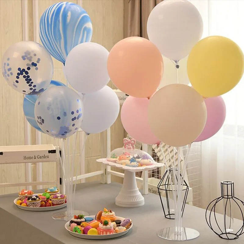 7 Rúry Balóny Stojan Balón Držiteľ Stĺpec Svadobné Party Dekorácie Baloon Deti Narodeninovej Party Balons Baby Sprcha Supplie