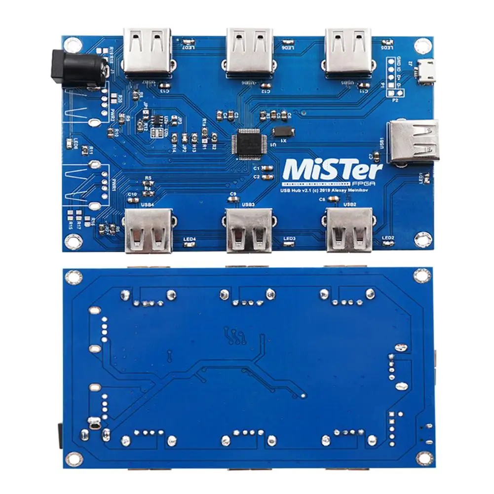 7 USB Porty Ručné zváranie MisTer USB Hub v2.1 rada Pre MisTer pomocou fpga