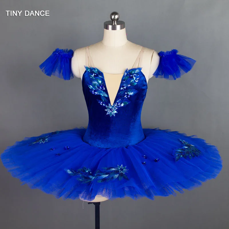7 Vrstiev Tuhého Tylu Kráľovská Modrá Klasického Baletu Tanečných Kostýmov, Palacinka Tutu Šaty Profesionálne Balet Tutu Kostýmy BLL027
