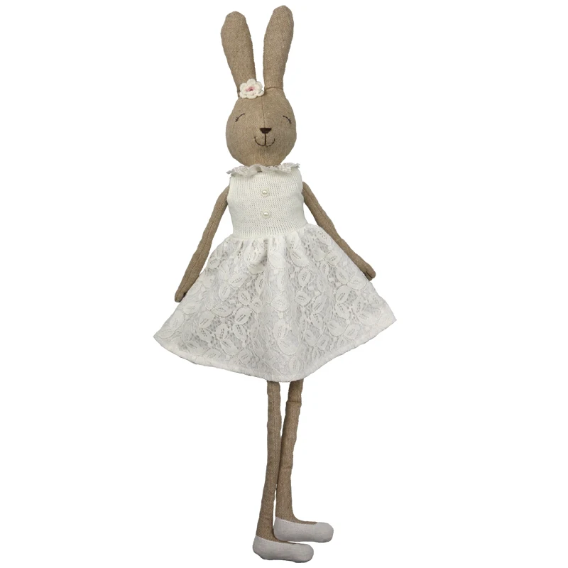 70 cm Roztomilý králik oblečenie pre bábiku mäkké plyšové bábika králik baby šaty králik hračka dievčatá darček kawaii hračky plyšové zvieratko hračky