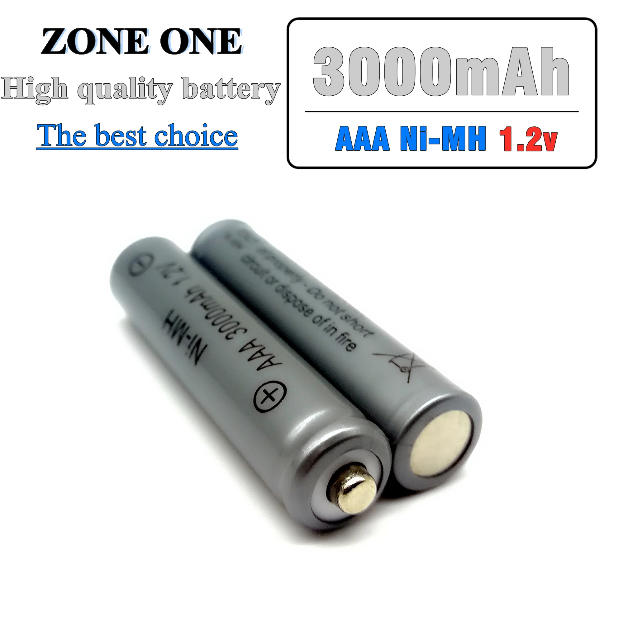 8/10/12/16Pcs/veľa kvalitných aaa 3000mAh Ni-mh1.2V nabíjateĺnou batériou, ktorý sa používa pre elektronické ako radič budík