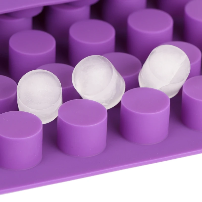 88 Otvory Silikónové Formy Ľadu DIY Tvorivé Malé Okrúhle Tvaru Formy na Ovocie Krém Čokoládové Hľuzovky Jelly Candy model