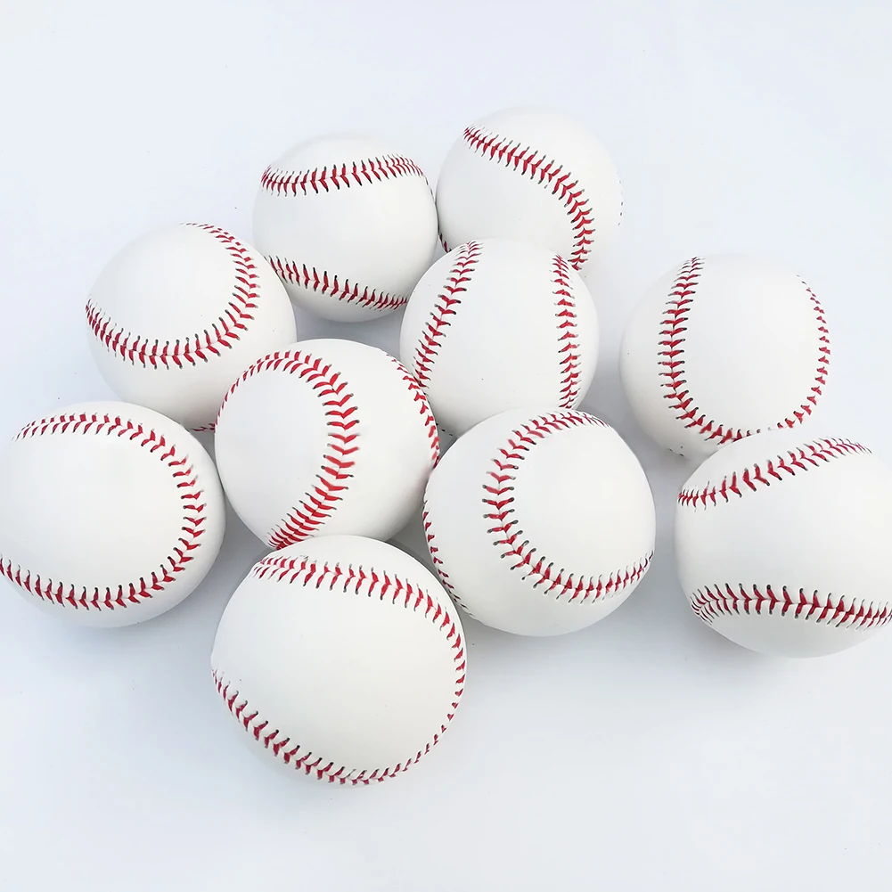 9 Odborných Gumy Baseballová Lopta pre Súťaže Hra Cvičení