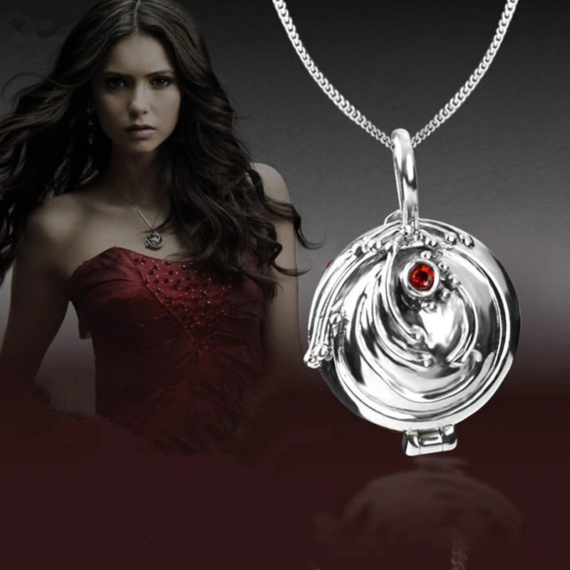 925 silver Verbena prívesok náhrdelník ženy ornament striebra s zirkónia Elina ornament na Vampire Diáre módne Jemné šperky