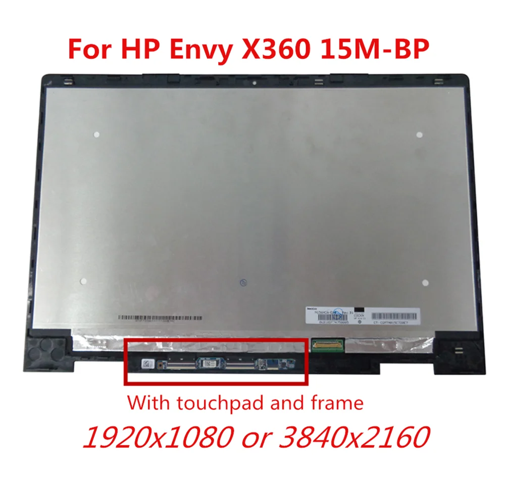 925736-001 Vhodný pre HP Envy, X360 15M-BP012DX BP111DX dotykový LCD displej montáž FHD 15-bp ideálny A+ displej