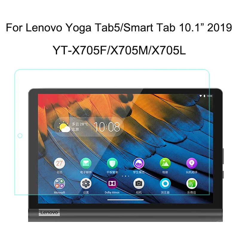 9H Jasné, Tvrdené Sklo Screen Protector Film Stráže Pre Lenovo Yoga Tab5 Smart Tab 10.1