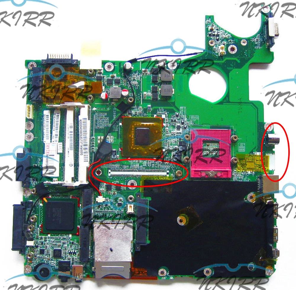 A000040990 A000040940 DABL5SMB6E0 REV:E S478 DDR2 základná Doska pre Toshiba Satellite P305 P300 P300D bez HDMI