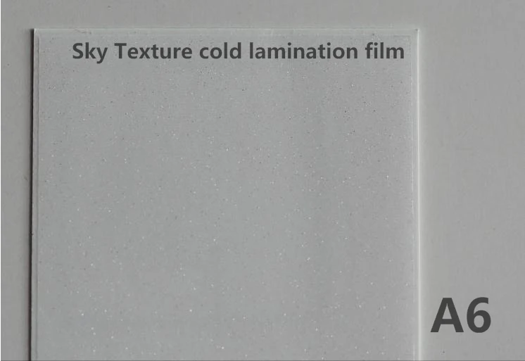 A4 veľkosť PVC Samolepiace Studenej Laminácia Film/album fotografií laminácia film s šumivé povrchu