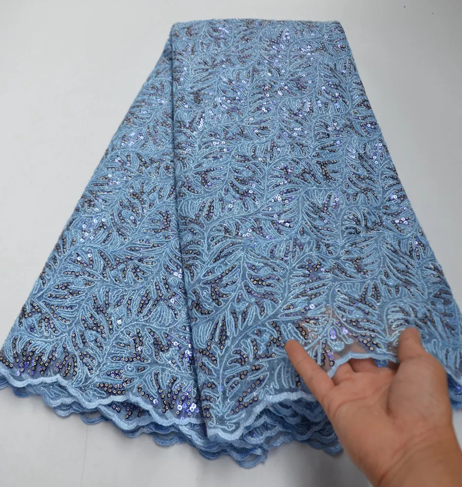 Africké Čipky šifón Vyšívané Textílie Nigérijský Flitrami Čipky Textílie 2020 Kvalitných francúzskych Tylu Čipky Textílie Pre Ženy TS9257
