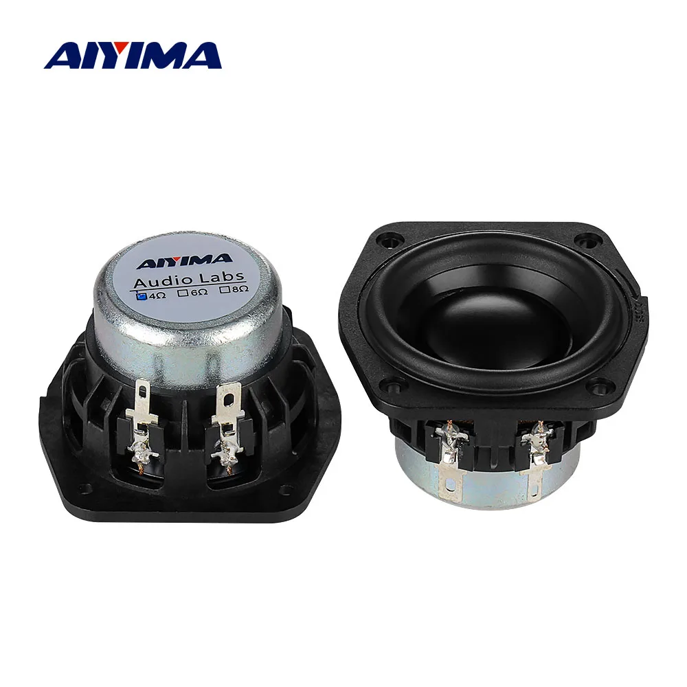AIYIMA 2 palcový 4 Ohm 15W Prenosné Bluetooth Reproduktor celú Škálu Neodýmu nízkofrekvenčný Reproduktor Pre Peerless Reproduktory DIY 2KS