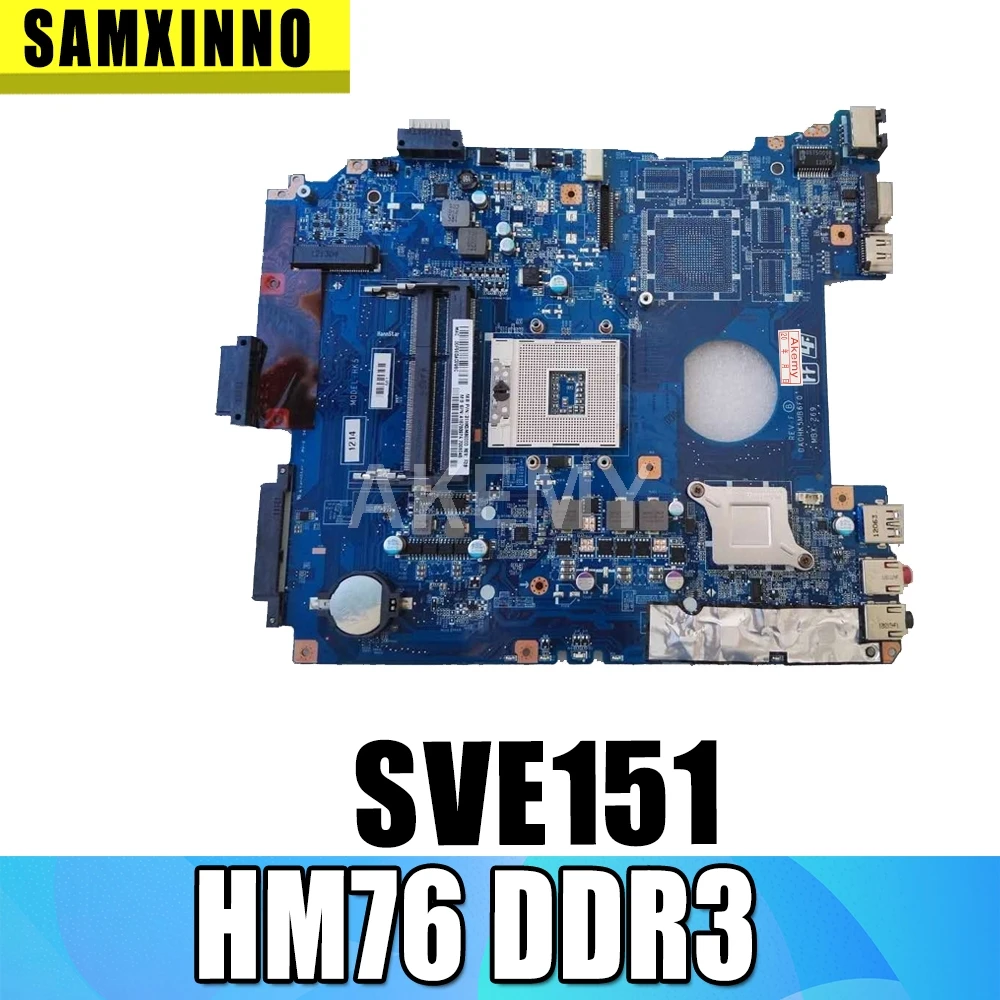 Akemy Notebook základná Doska Pre Sony SVE151 MBX-269 DA0HK5MB6F0 REV : F A1876097A základná DOSKA HM76 DDR3