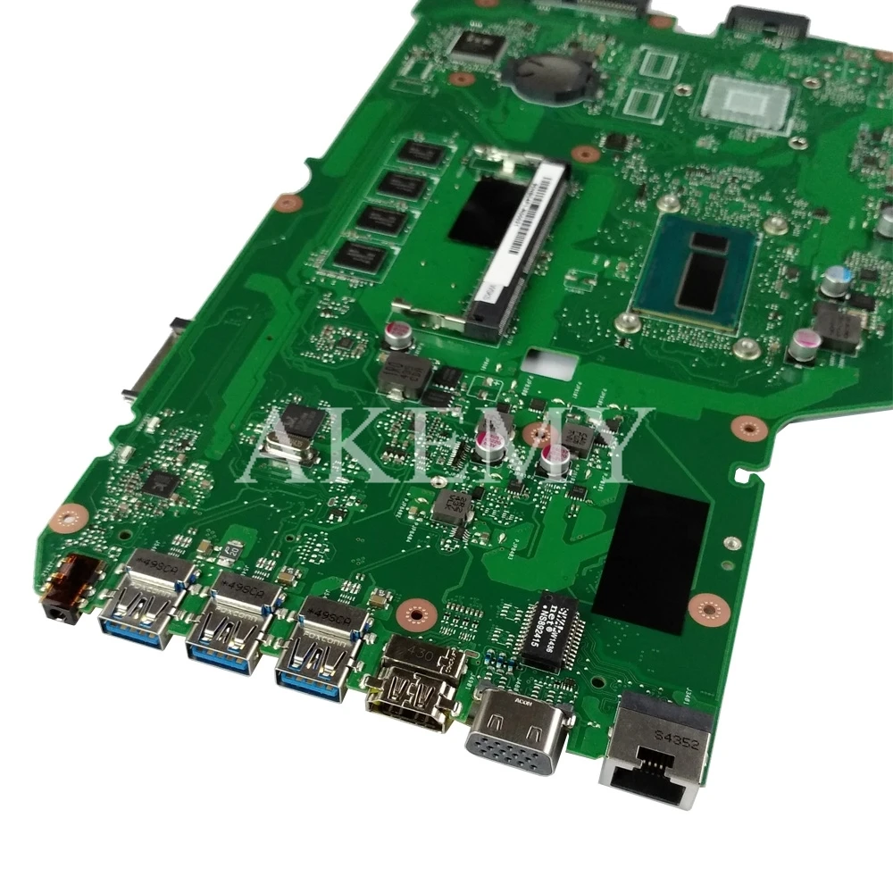 AKEMY X751LAB pôvodnej doske pre ASUS X751L K751L R752L X751LA X751LN X751LK X751LJ s 4GB RAM i5-5200U Notebook doska