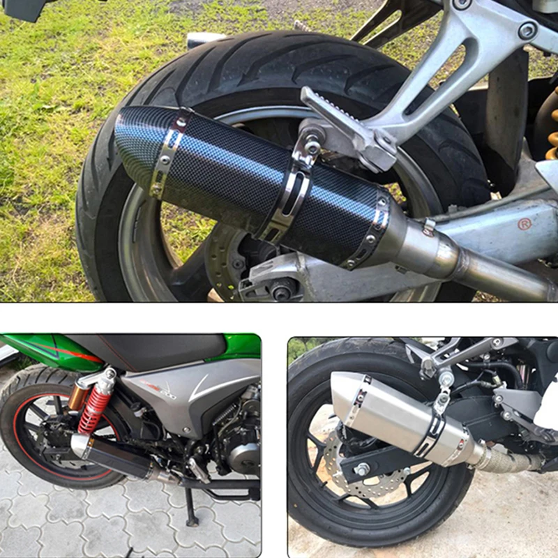 ALconstar - Motocykel Výfukových Šál Racing Univerzálny Výfuk Upravovať Ak FZ6 CBR250 CB600 MT07 ATV Dirt Pit Bike Výfuku