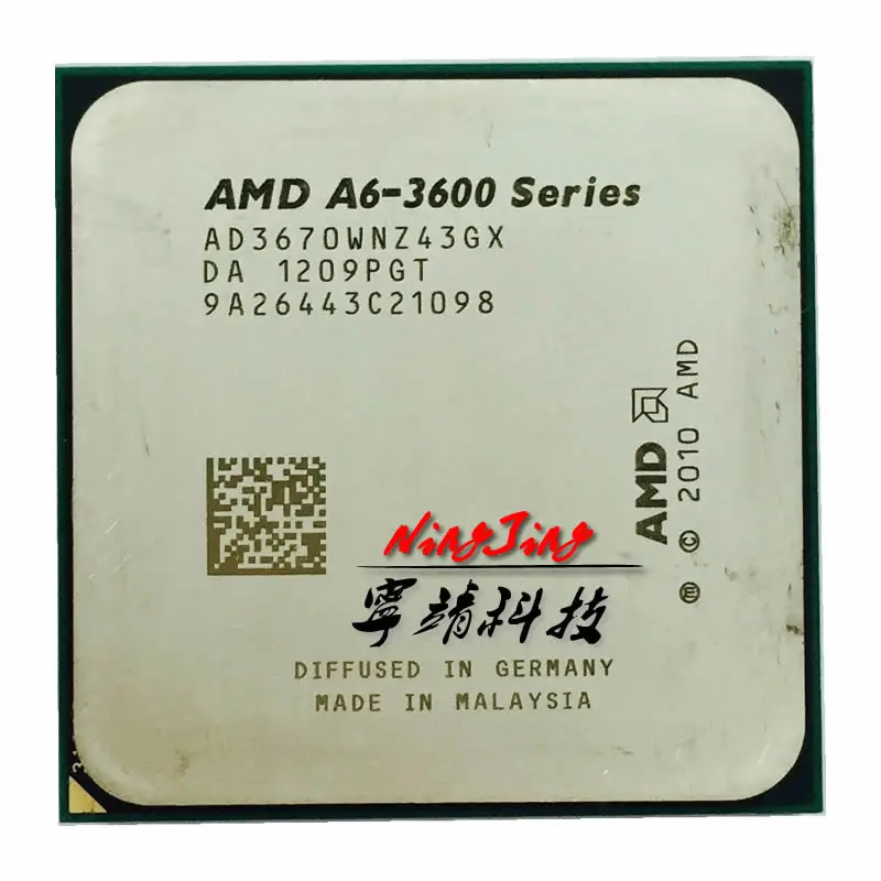 AMD A6-Series A6-3670K A6 3670 k 2.7 GHz Quad-Core CPU Procesor AD3670WNZ43GX Socket FM1
