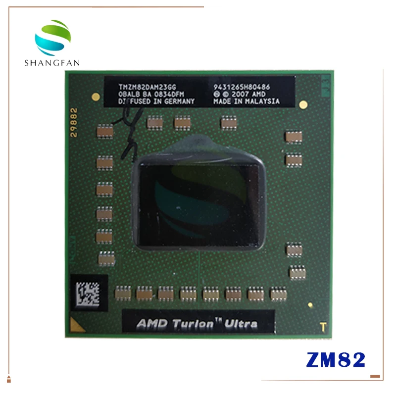 AMD Notebook pôvodné CPU TMZM82DAM23GG ZM82 2.2 Ghz/2M PGA638 ZM 82 ZM-82 cpu procesor PGA 638 Socket S1