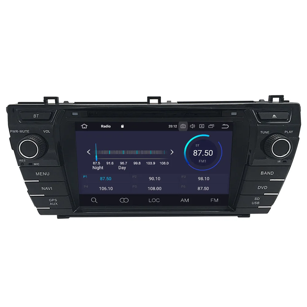 Android 10.0 PX6 Pre Toyota Corolla 11 2013 - 2016 Auta GPS Navigácie Rádio Auto Stereo DVD Multimediálny Prehrávač DSP HeadUnit 2Din