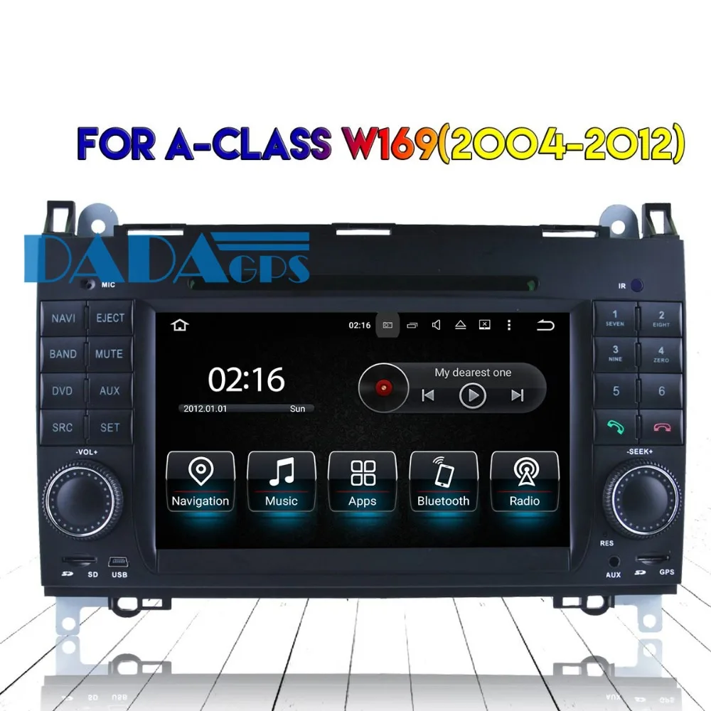 Android 8.0 7.1 autorádio DVD Prehrávač, GPS Jednotka pre MERCEDES-BENZ A-class W135 B-trieda W245 Vito Viano Sprinter Multimediálne Stereo