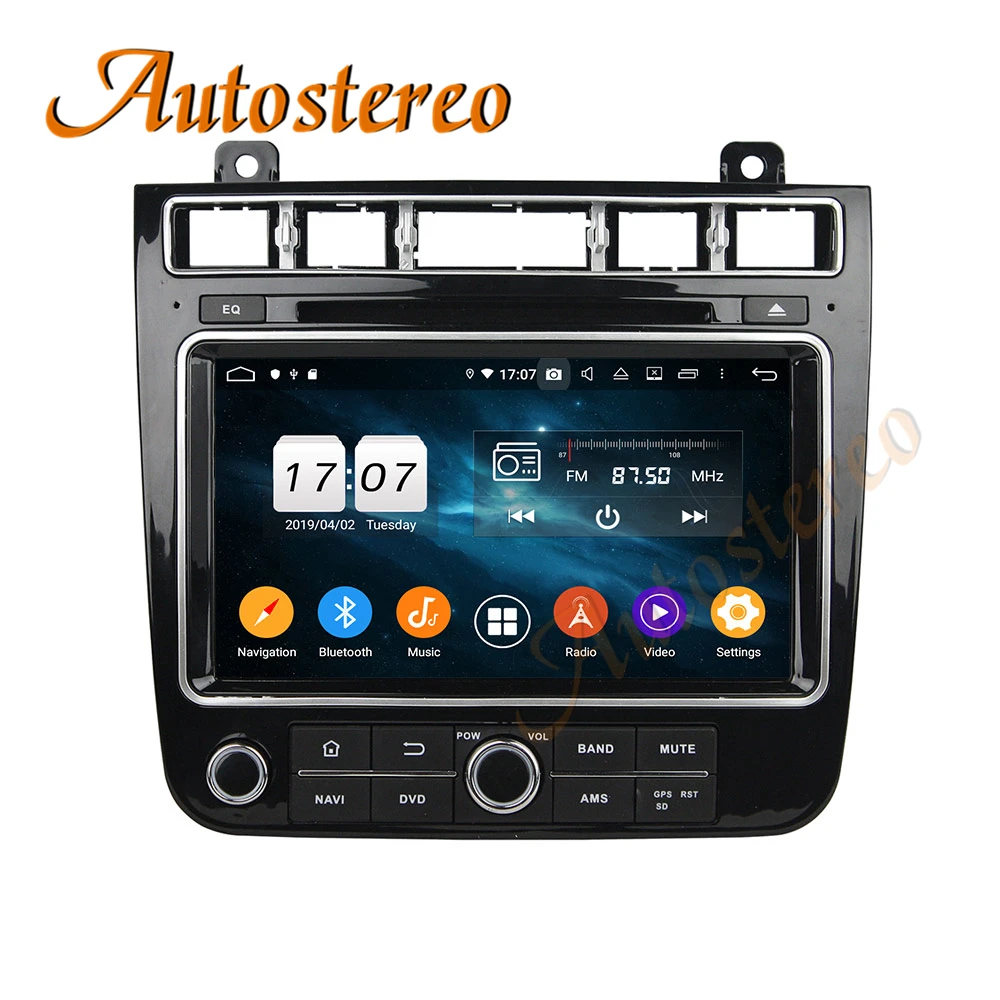 Android 9.0 Octa-Core Auto DVD Prehrávač Multimediálny Prehrávač, GPS Navigáciu Pre VW TOUAREG 2010-2017 Auto Rádio Stereo Hlava DSP Jednotka