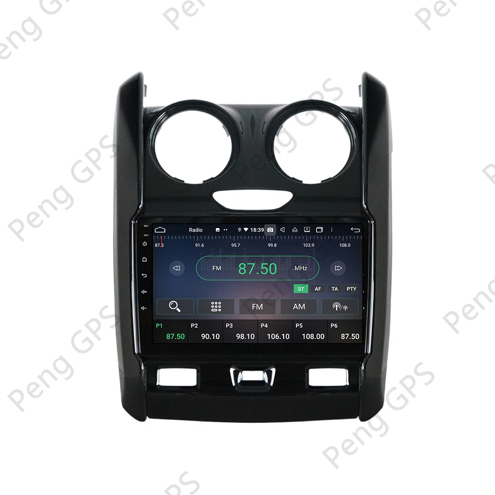 Android Rádia Pre Renault duster-2019 Auto Stereo Dotykový displej Multimediálneho Headunit GPS Navigácie Carplay Auto CD, DVD Palyer