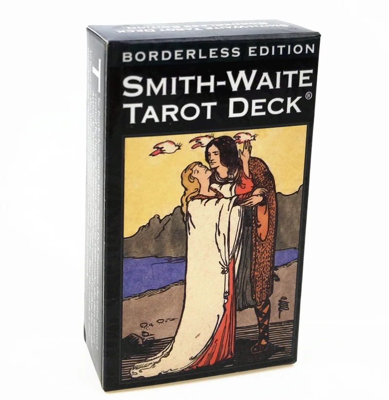 Anglické Bez Okrajov Edition Smith-Daktyl Tarot Karty Hra S Angličtinou Brožúra Pokyny Smith Daktyl Tarot Dosková Hra