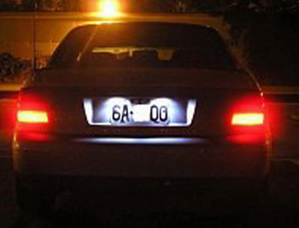ANGRONG 2x Canbus LED Auto Licenčné Číslo Doska Svetlo Lampy 6000K Na Mercedes Benz Triedy E W212 4-dverový Sedan 2009-14