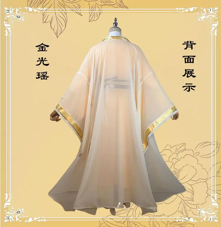 Anime Mo Dao Zu Shi Jin Guangyao Cosplay Kostým Celý Set Zakladateľ Diabolism Halloween Čínsky Kostým