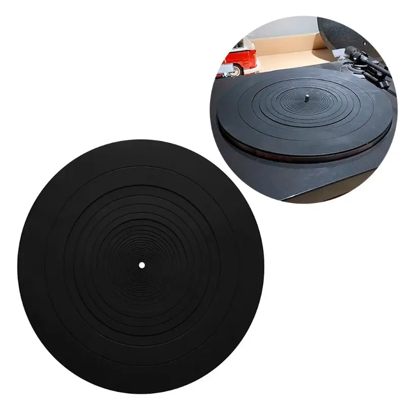 Anti-vibration Silikónové Podložky Gumy LP Antislip Mat pre Phonograph Gramofónu Vinyl Hráčov Príslušenstvo
