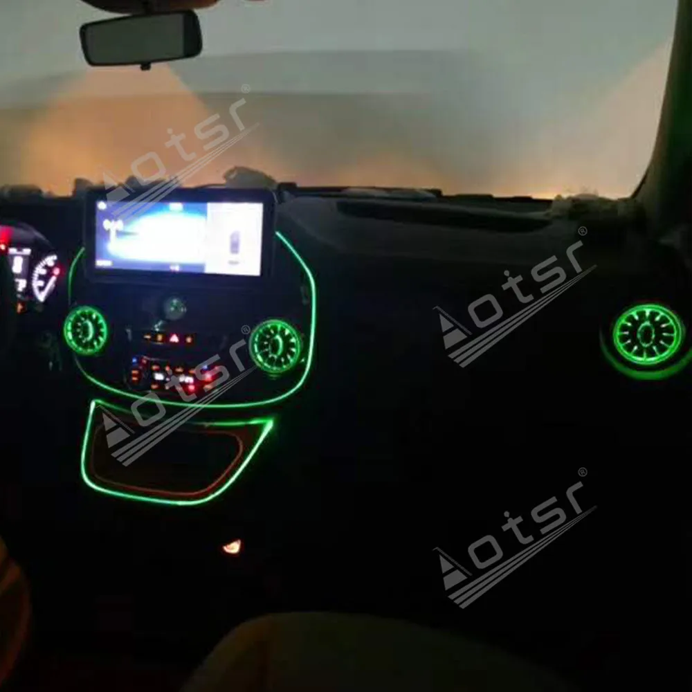 AOTSR Tesla Android 9 PX6 Auto Prehrávač Pre Mercedes Benz V Triede Vito Viano Valente Metris W447 GPS Navigácie CarPlay Autostereo