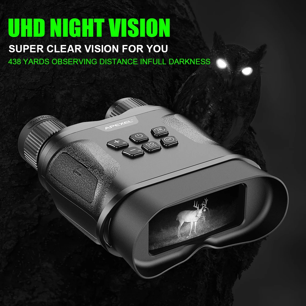 APEXEL Digitálne Nočné Videnie Ďalekohľady pre Úplnej Tme GlassOwl Infračervené Nočné Videnie pre Lov Dohľad