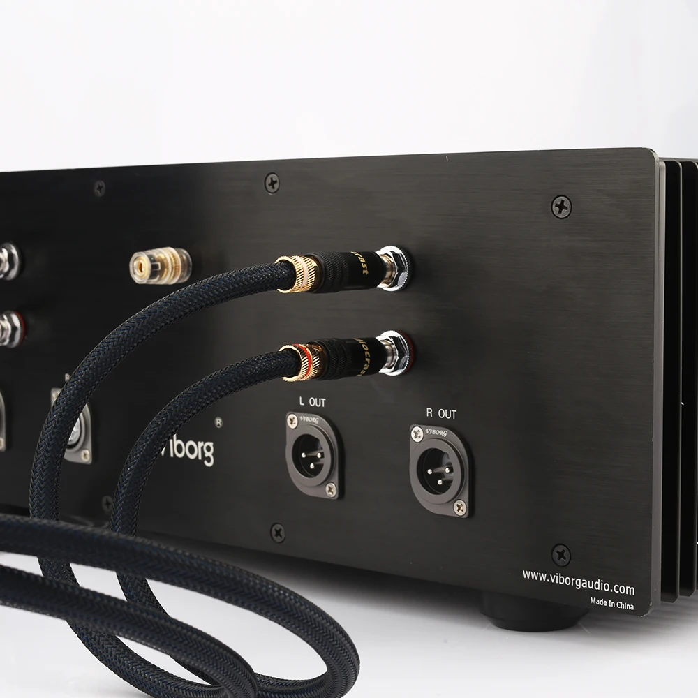 Audiocrast A10 5N OFC čistá meď, striebro pozlátené RCA interconnet kábel pozlátené RCA jack konektor