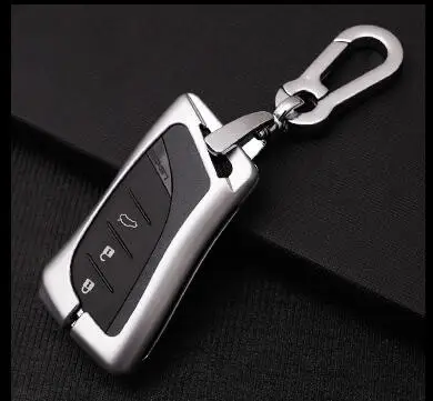 Auto Galvanzed Zliatiny Keychain Kryt Prípade Lexus 2018 2019 ES300h ES350 ES200 ES260 LS350 LS500h Fob Smart Key Auto Príslušenstvo