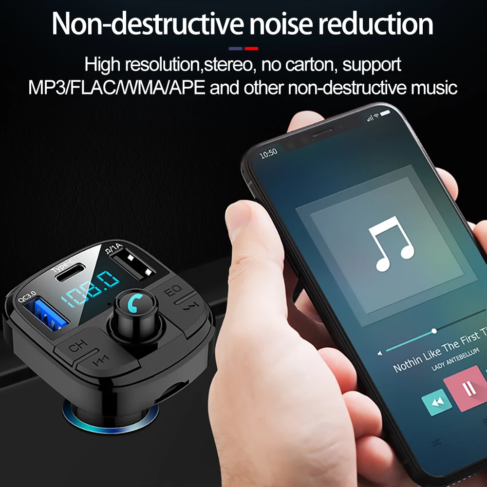 Auto MP3 Prehrávač, FM USB Rýchlu Nabíjačku Typ C Nabíjanie QC3.0 Pre BMW E39 E53 E60 E61 E63 E64 E65 E66 E87 525i 530i M5