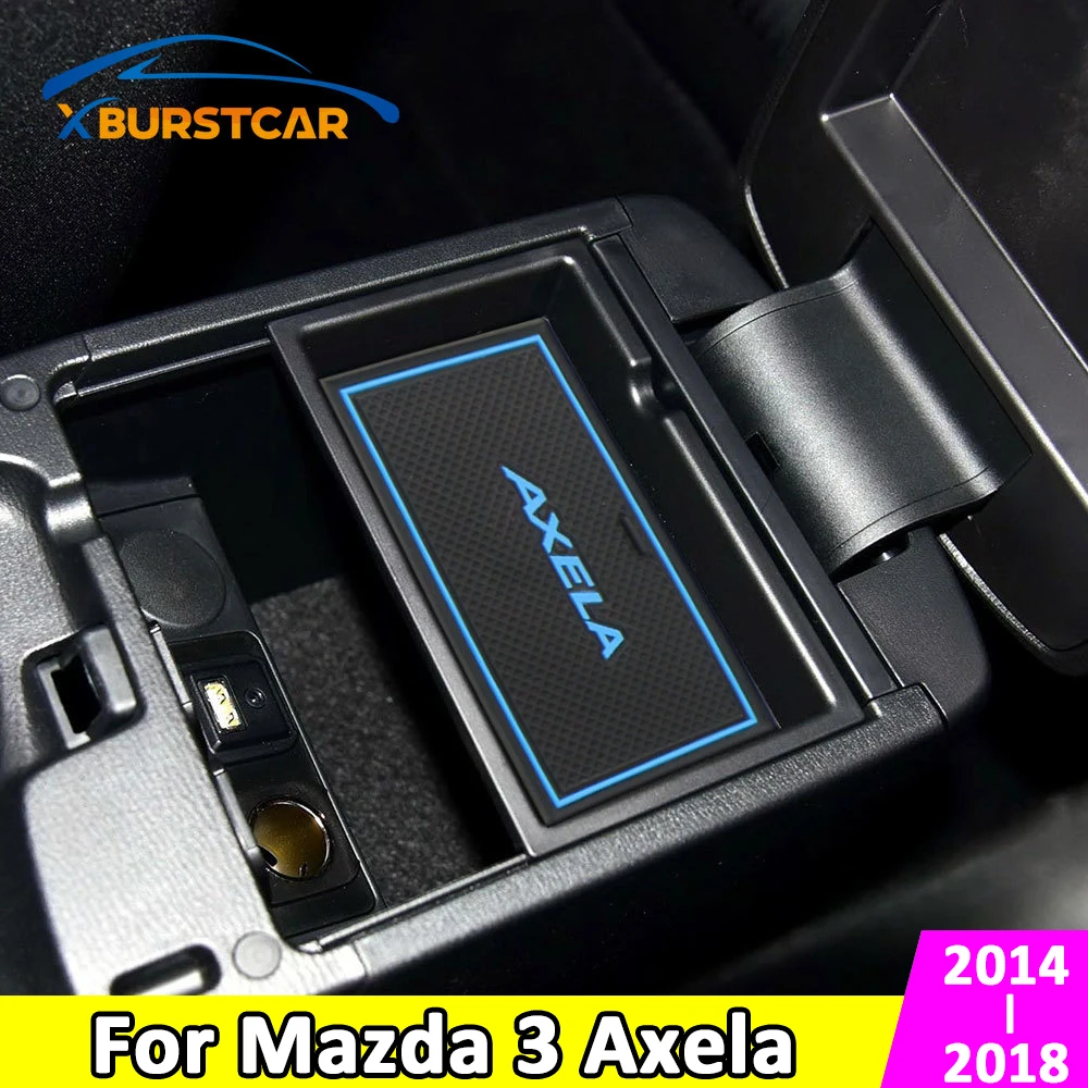Auto protišmykové Rohože pre Mazda 3 Axela - 2018 Ochrany Životného prostredia Latex Auto Pad Interiérové Dvere Pad Pohár Mat Auto Príslušenstvo