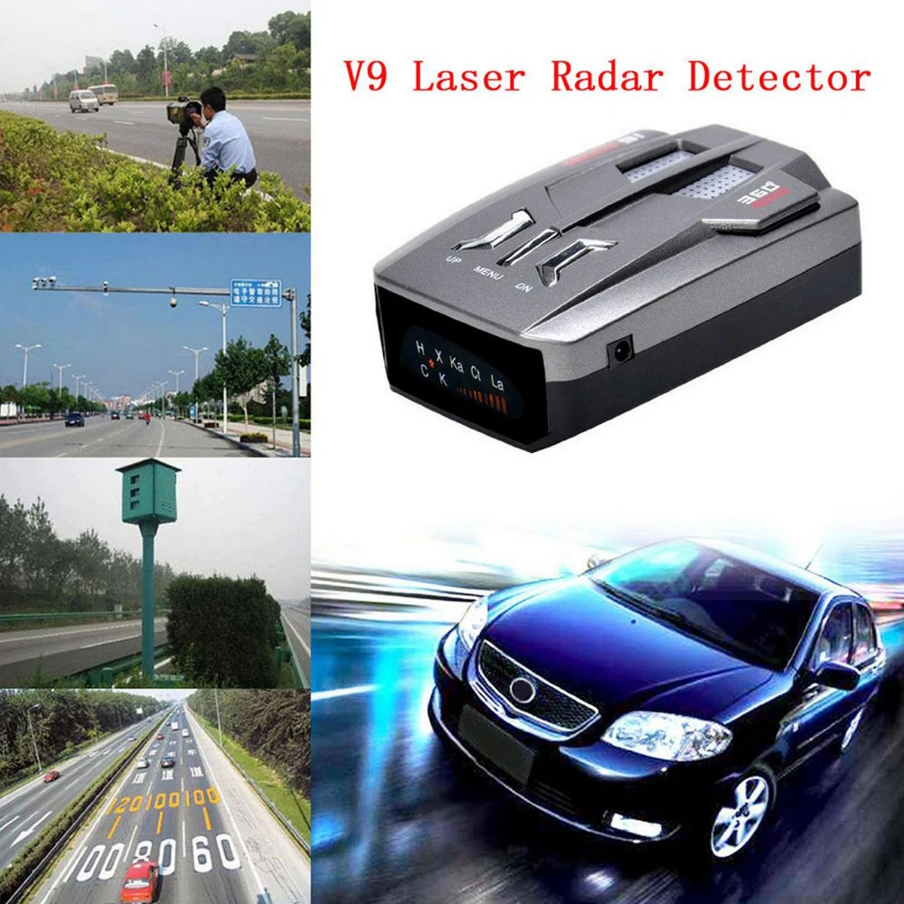 Auto radarový Detektor Laserového Anti Radarový Detektor 360º 16 Kapela Ovládanie Rýchlosti Hlasové Upozornenie Auto-Detektor kamera detektora