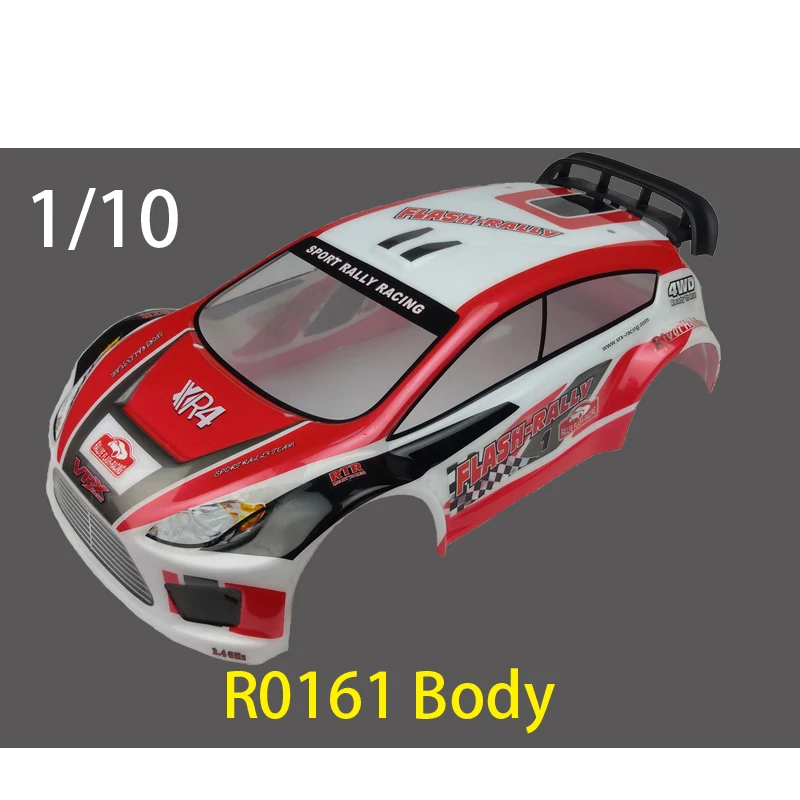 Auto Shell R0161/R0162 Jasné Rally Tela W/Krídlo 1Pc Na Vrx Racing RH1028/RH1029