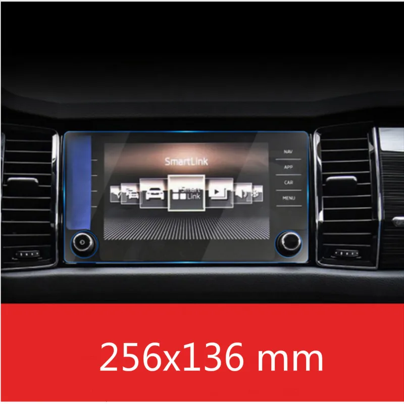 Auto Styling GPS Navigácie Ocele Ochranná Fólia Pre Škoda Kodiaq Karoq 2017 2018 Ovládanie LCD Displej Auto Nálepky