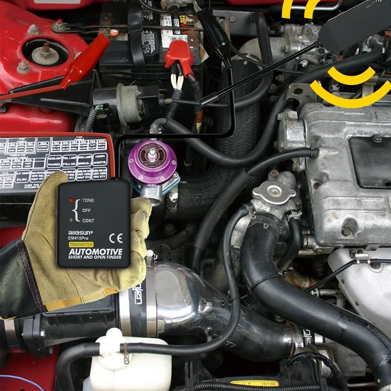 Automobilový Tester Kábel Drôt Krátke Otvorte Finder Repair Tool Tester Auto Tracer Diagnostikovať Tón Line Vyhľadávanie